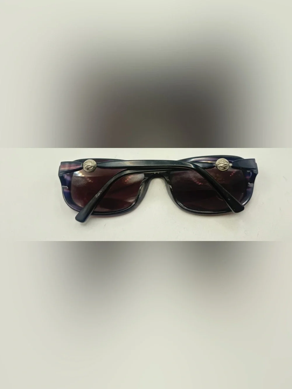 S722 Purple Oval Sunglasses Frames Only